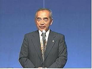 開会あいさつ 鳩ヶ谷市長 名倉 隆